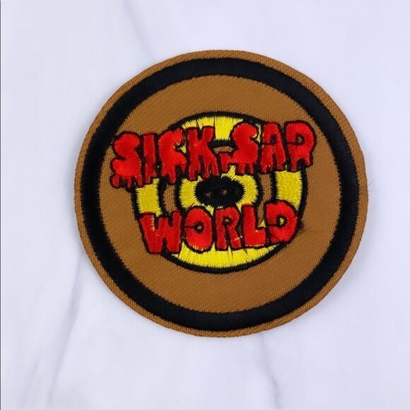 Sick Sad Word Embroidered Patch - Picture 1 of 3